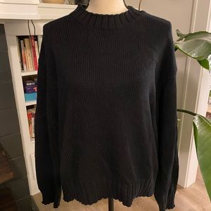 MENS BANANA REPUBLIC BLACK SWEATER